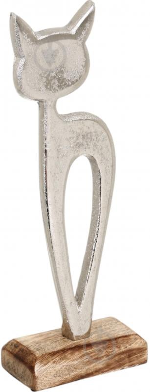 Статуэтка Inari Kitty 9037/C 19х7х4 см серебряный - фото 1