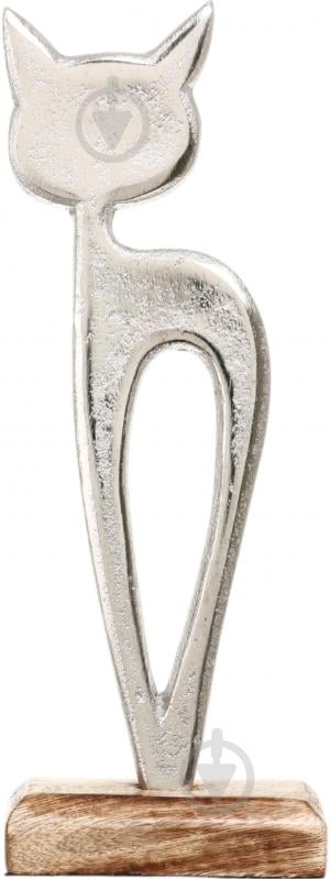 Статуэтка Inari Kitty 9037/C 19х7х4 см серебряный - фото 2