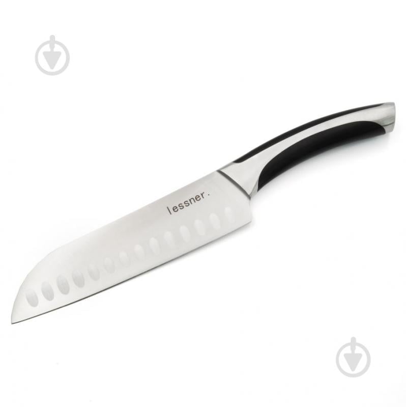 Нож сантоку Lessner Savoy нерж.сталь 16,5 см 77862-4 - фото 1 Нож сантоку Lessner Savoy нерж.сталь 16,5 см 77862-4 - фото 1