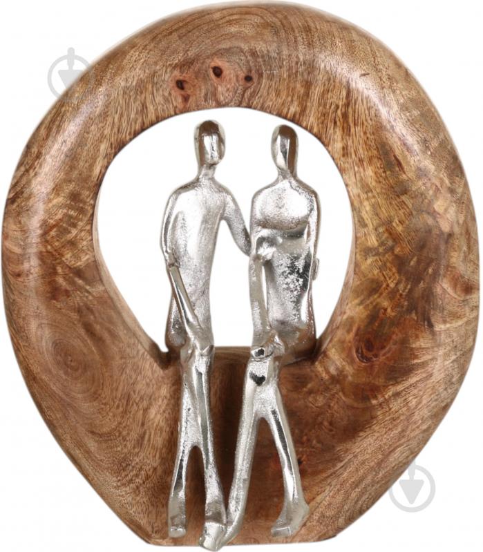 Статуэтка Inari Couple 9024 27х25х5 см серебряный - фото 1 Статуэтка Inari Couple 9024 27х25х5 см серебряный - фото 1