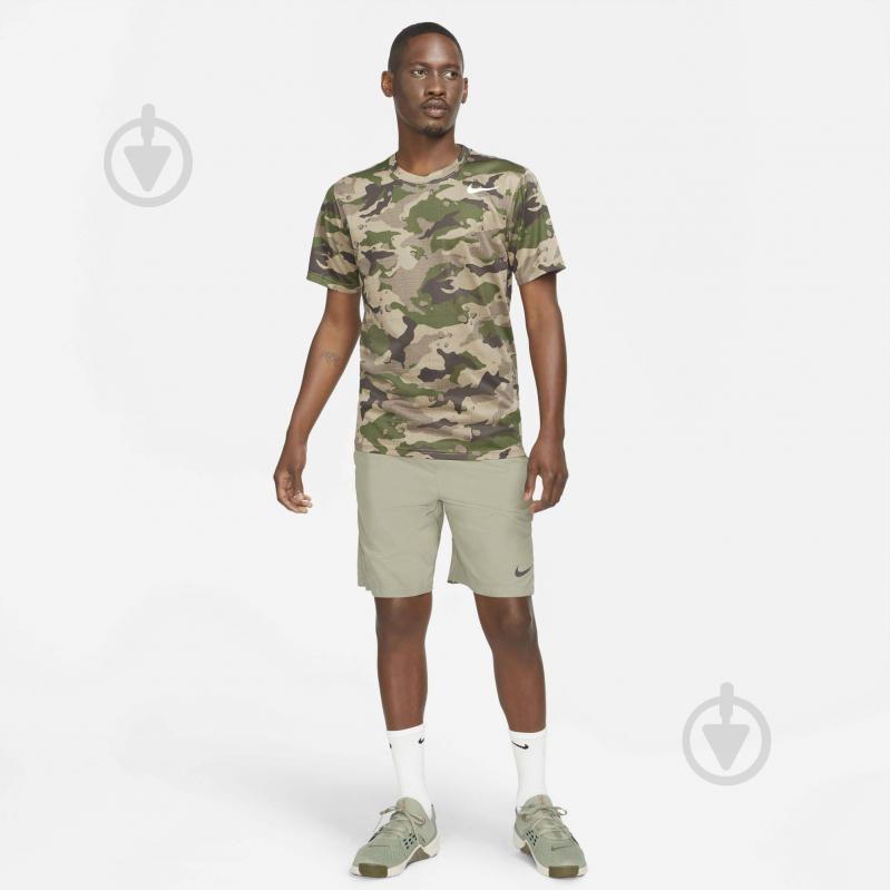 Футболка Nike M NK DF TEE LGD CAMO AOP DD6886-247 р.S хакі - фото 4