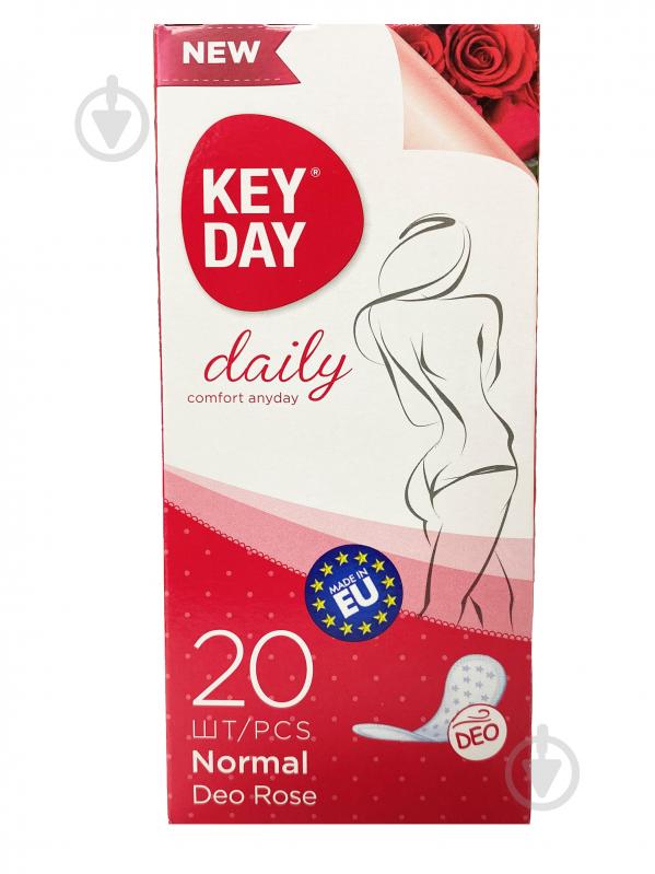 Прокладки щоденні Key Day Daily Троянда 20 шт. - фото 1