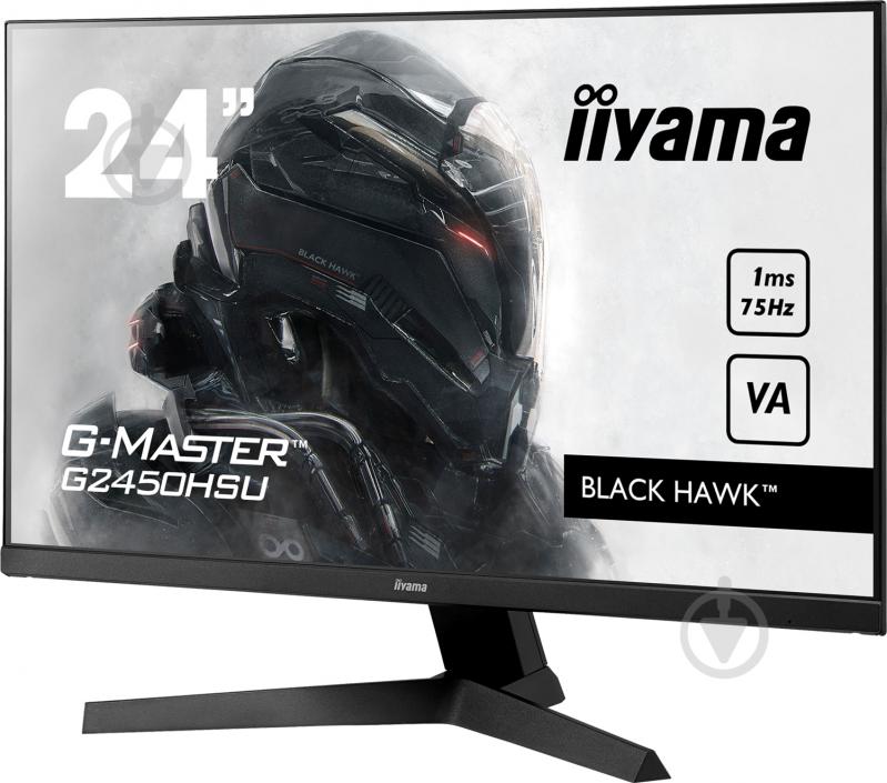 Монітор Iiyama G2450HSU-B1 23,8" (G2450HSU-B1) - фото 4