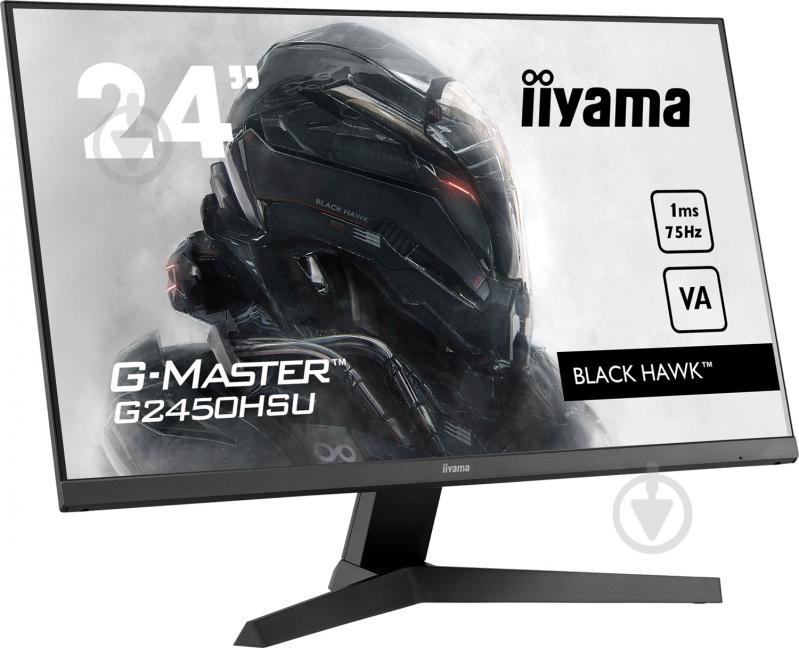 Монітор Iiyama G2450HSU-B1 23,8" (G2450HSU-B1) - фото 2