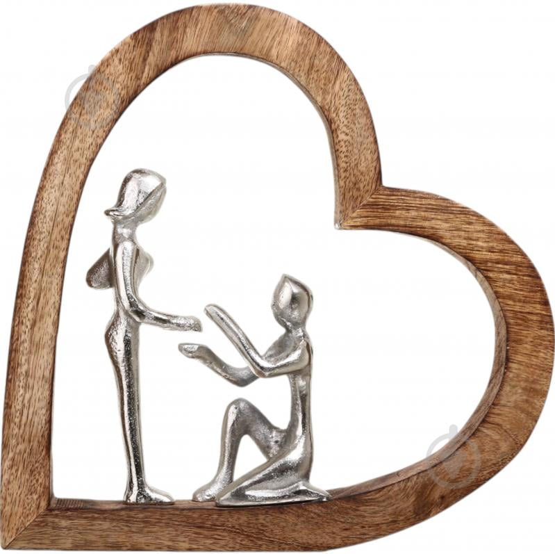 Статуэтка Inari Couple 9020 27х27,5х5 см серебряный - фото 1 Статуэтка Inari Couple 9020 27х27,5х5 см серебряный - фото 1