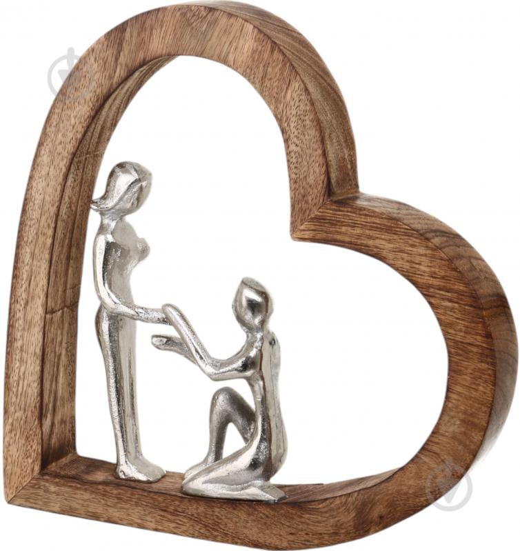 Статуэтка Inari Couple 9020 27х27,5х5 см серебряный - фото 3 Статуэтка Inari Couple 9020 27х27,5х5 см серебряный - фото 3