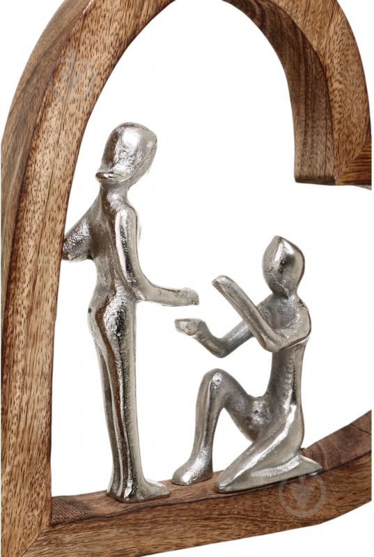 Статуэтка Inari Couple 9020 27х27,5х5 см серебряный - фото 4 Статуэтка Inari Couple 9020 27х27,5х5 см серебряный - фото 4
