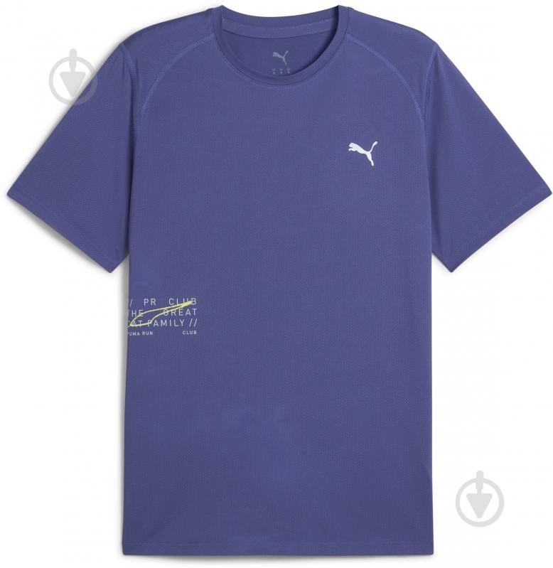 Футболка Puma M RUN GRAPHIC MESH TEE? 52663146 р.2XL фіолетовий - фото 1