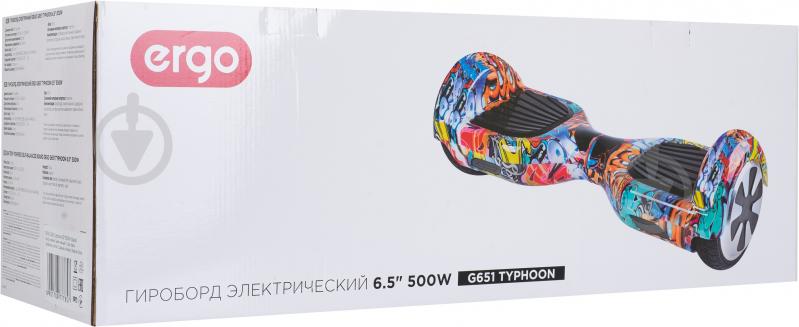 Гироборд Ergo Typhoon G651 graffiti wall - фото 13