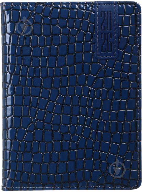 Щоденник датований Bourgeois A6 2026 ДН395/6 синій - фото 1 Щоденник датований Bourgeois A6 2026 ДН395/6 синій - фото 1