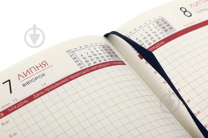 Щоденник датований Bourgeois A6 2026 ДН395/6 синій - фото 4 Щоденник датований Bourgeois A6 2026 ДН395/6 синій - фото 4