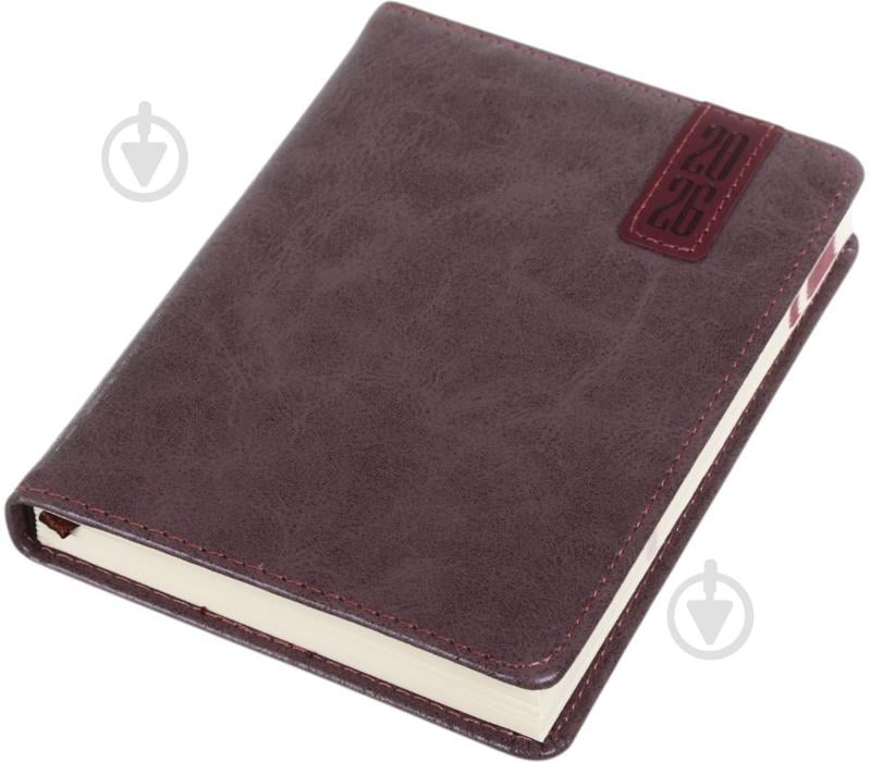 Щоденник датований Bourgeois A6 2026 ДН395/2 коричневий - фото 2 Щоденник датований Bourgeois A6 2026 ДН395/2 коричневий - фото 2