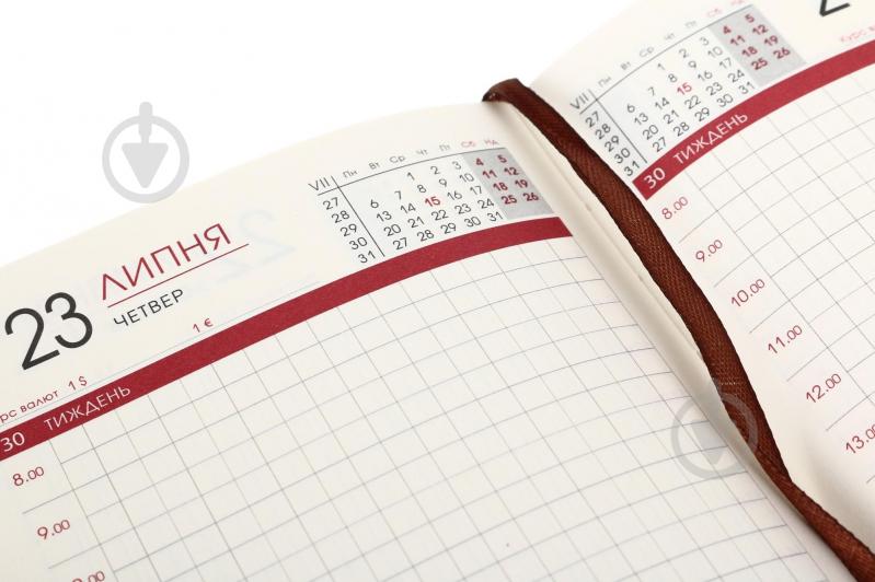 Щоденник датований Bourgeois A6 2026 ДН395/7 коричневий - фото 4 Щоденник датований Bourgeois A6 2026 ДН395/7 коричневий - фото 4