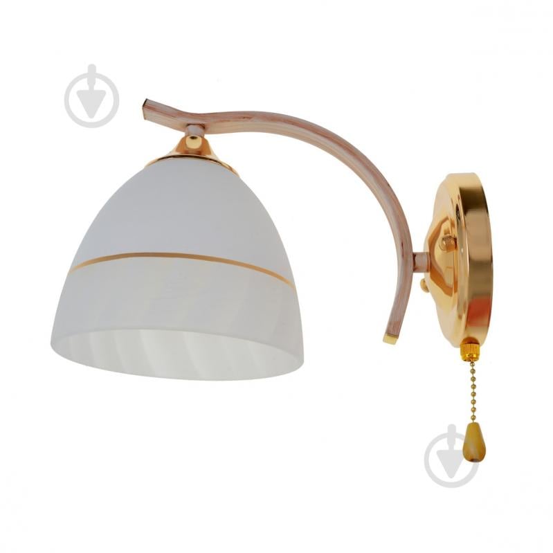 Бра Brille LK-674W 60 Вт E27 бежевий 29-183 - фото 4
