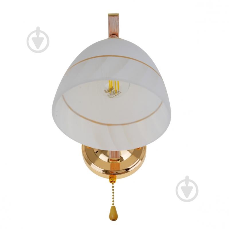 Бра Brille LK-674W 60 Вт E27 бежевий 29-183 - фото 5