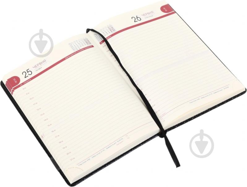 Дневник датированный Bourgeois A5 2026 ДН394/7 черный - фото 3