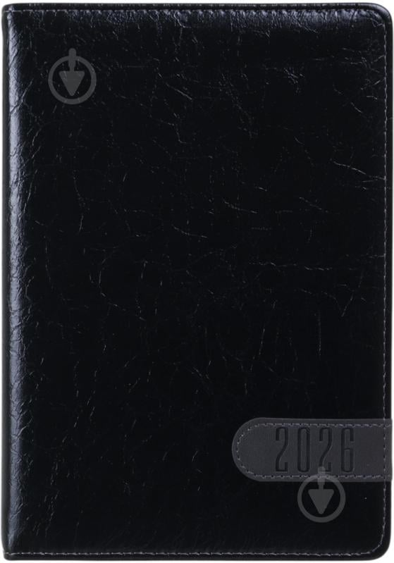 Щоденник датований Bourgeois A5 2026 ДН394/3 чорний - фото 1