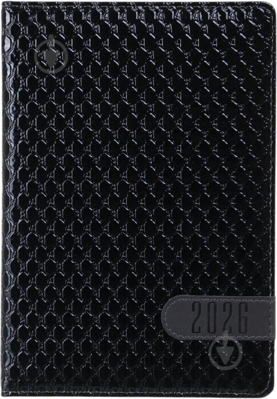 Щоденник датований Bourgeois A5 2026 ДН394/5 чорний - фото 1 Щоденник датований Bourgeois A5 2026 ДН394/5 чорний - фото 1