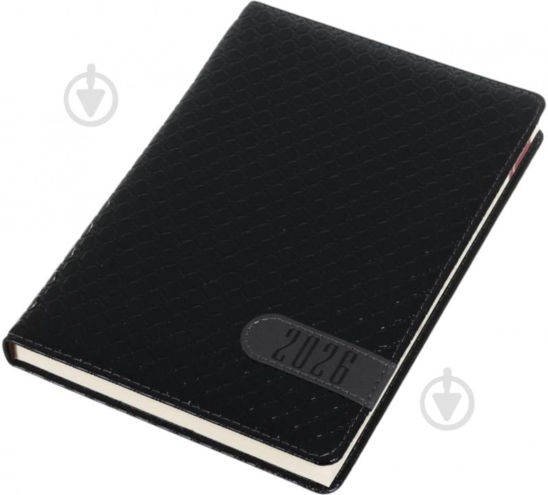 Щоденник датований Bourgeois A5 2026 ДН394/5 чорний - фото 2 Щоденник датований Bourgeois A5 2026 ДН394/5 чорний - фото 2