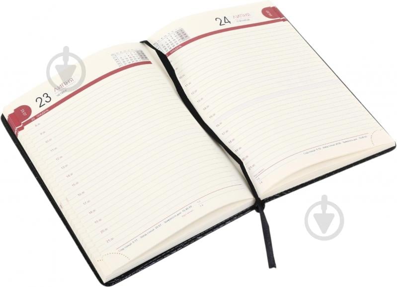 Щоденник датований Bourgeois A5 2026 ДН394/8 чорний - фото 3 Щоденник датований Bourgeois A5 2026 ДН394/8 чорний - фото 3