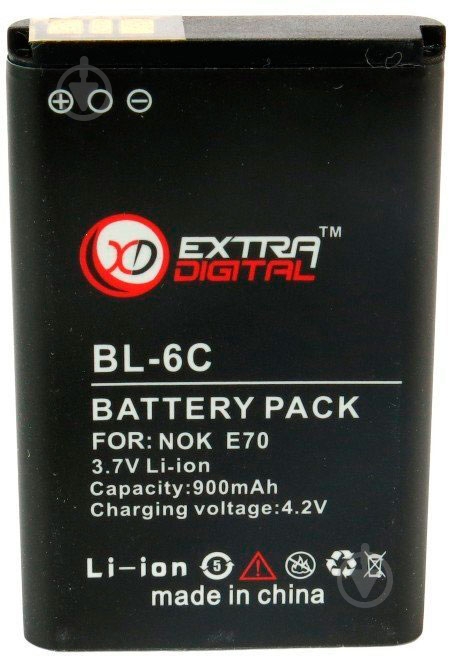 Акумулятор PowerPlant Nokia BL-6C (DV00DV6029) - фото 3