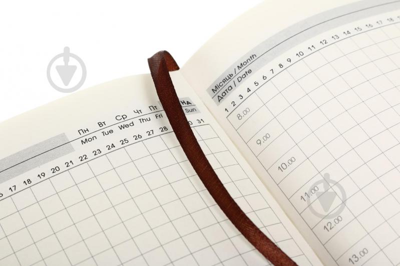 Щоденник недатований Bourgeois A5 ДН396/4 коричневий - фото 4