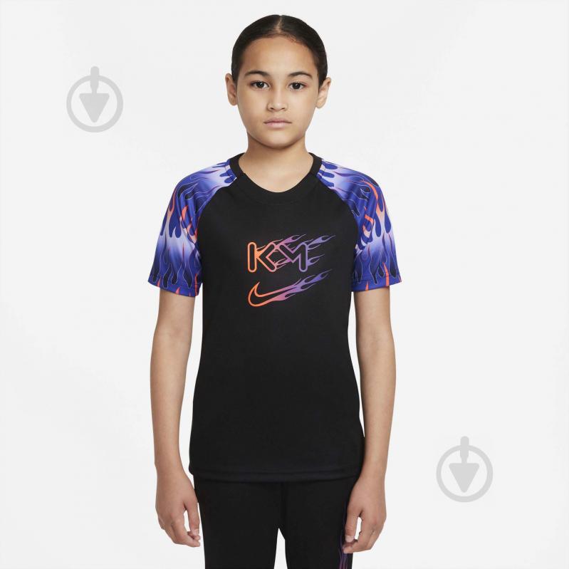 Футболка Nike KM Y NK DF TOP SS DA5601-010 р.L черный - фото 1