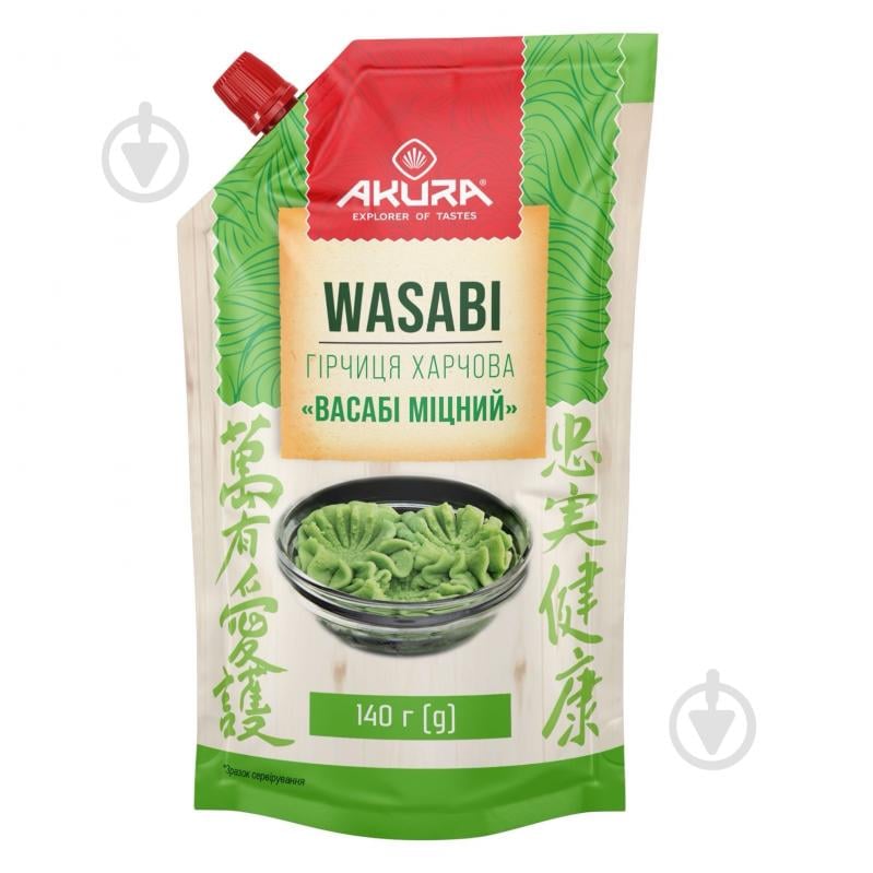 Горчица Akura Васаби крепкий 140 г (4820026032368) - фото 1