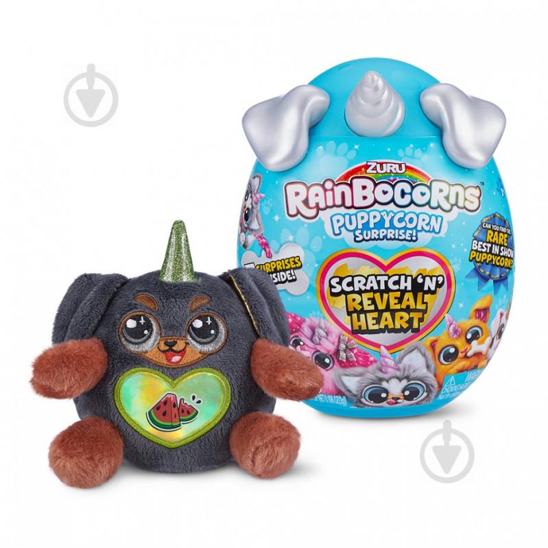 Мягкая игрушка Zuru Rainbocorn-G Puppycorn Surprise Sausage 10 см разноцветный 9237G - фото 1