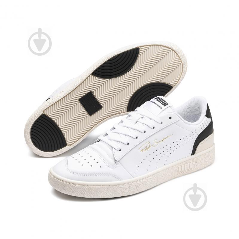 Кроссовки мужские демисезонные Puma Ralph Sampson Lo Perf Soft 37239503 р.45 белые - фото 1