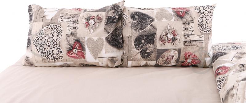 Комплект постільної білизни Beige rose 1,5 мульті UP! (Underprice) - фото 3