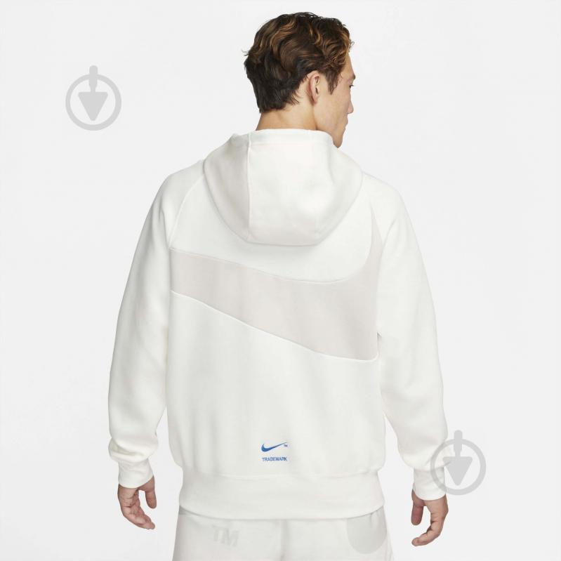 Худи Nike M NSW SWOOSH TCH FLC PO HD DD8222-133 р. 2XL белый - фото 2