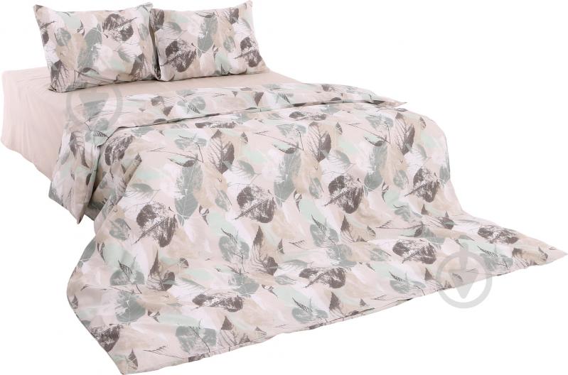 Комплект постельного белья Wing 2,0 бежево-зеленый UP! (Underprice) - фото 1