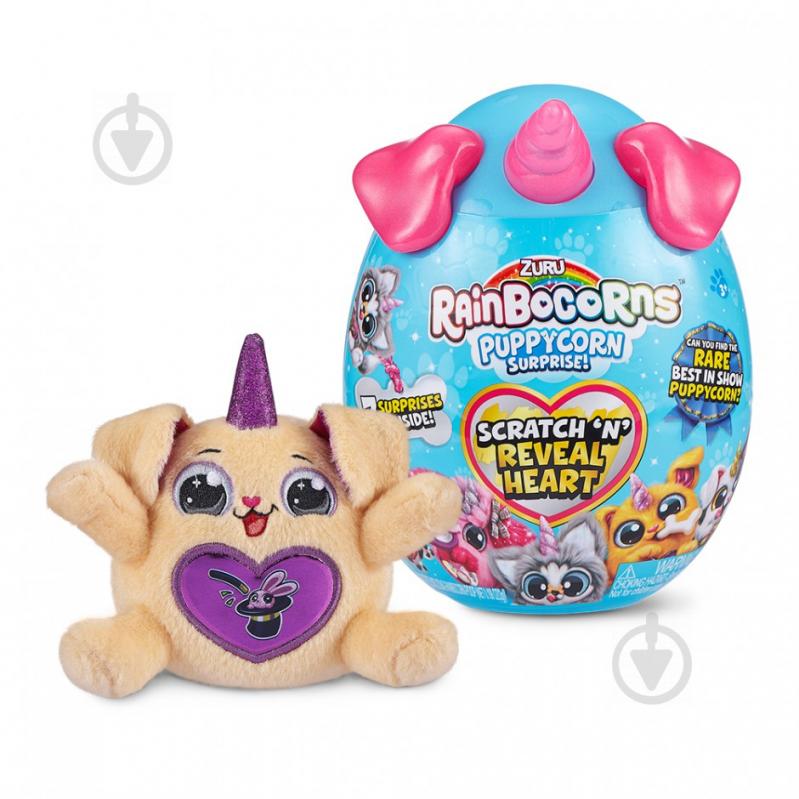 М'яка іграшка Zuru Rainbocorn-H Puppycorn Surprise Labra 17,6 см різнокольоровий 9237H - фото 1