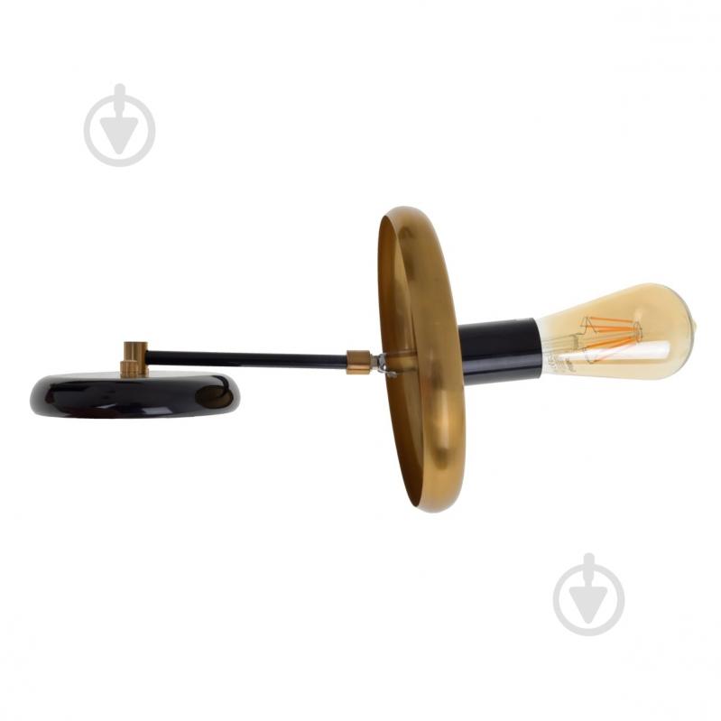 Бра Brille BL-874W 60 Вт E27 черный/бронзовый 29-169 - фото 4