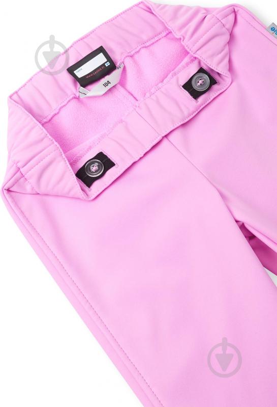 Брюки Lassie by Reima Softshell Peeta р.134 pink 7100017A-4160 - фото 3