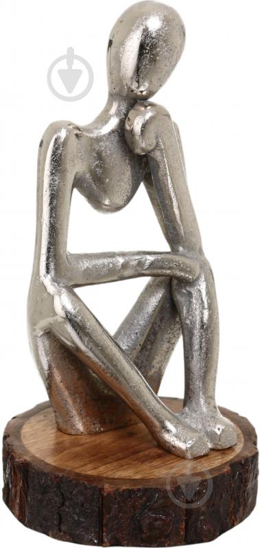 Статуэтка Inari Mindly left 8800 24х13х12 см серебряный - фото 2