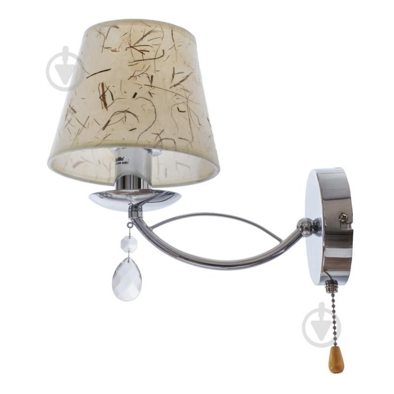 Бра Brille BKL-674W 40 Вт E14 хром 29-087 - фото 4