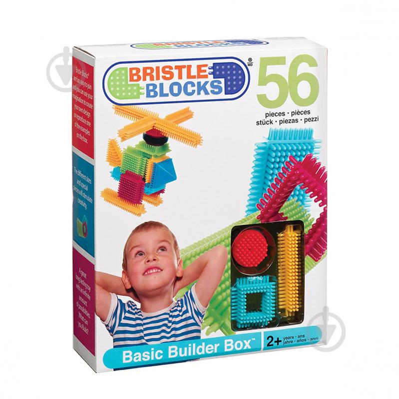 Конструктор Battat Lite серии Bristle Blocks – Строитель 56 деталей BT3070Z - фото 1