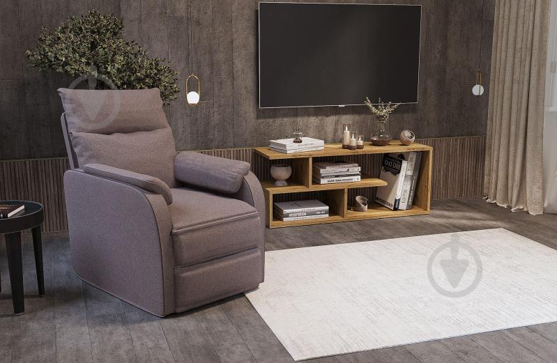 Кресло-реклайнер UMa Премьер коричневый - фото 3