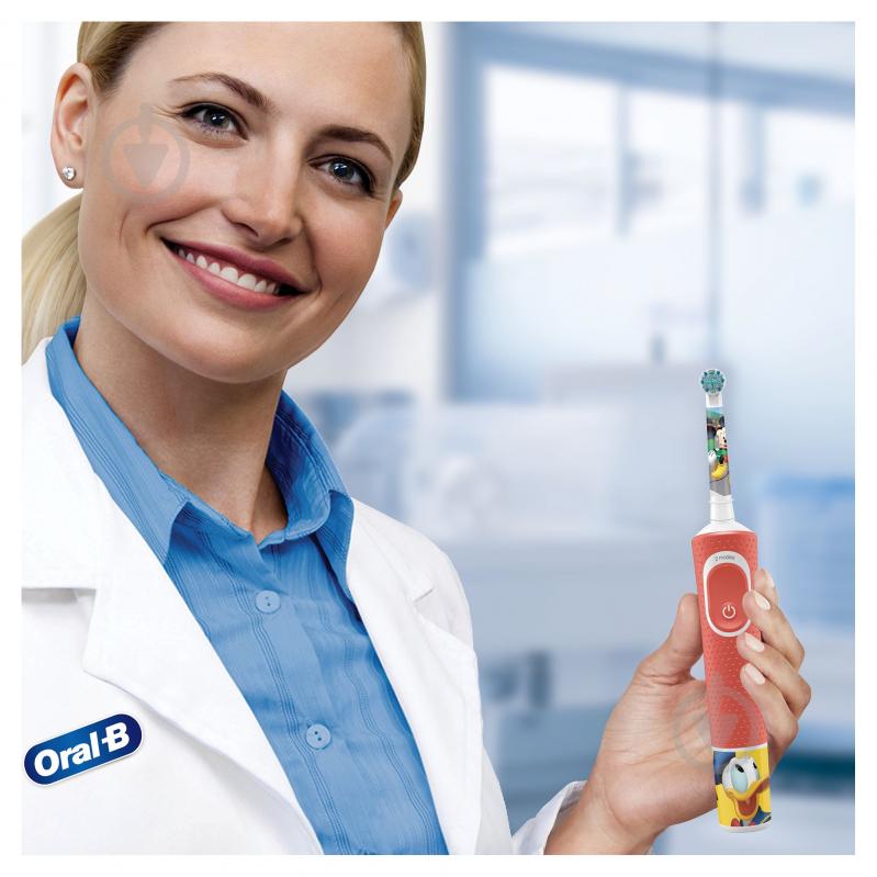 Електрична зубна щітка Oral-B Kids (3+) D100.413.2K Міккі Маус - фото 9