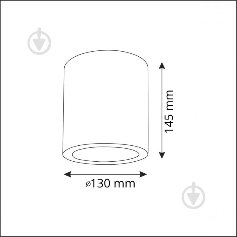 Світильник точковий Polux Jupiter 13 MD-4011 20 Вт E27 білий - фото 4