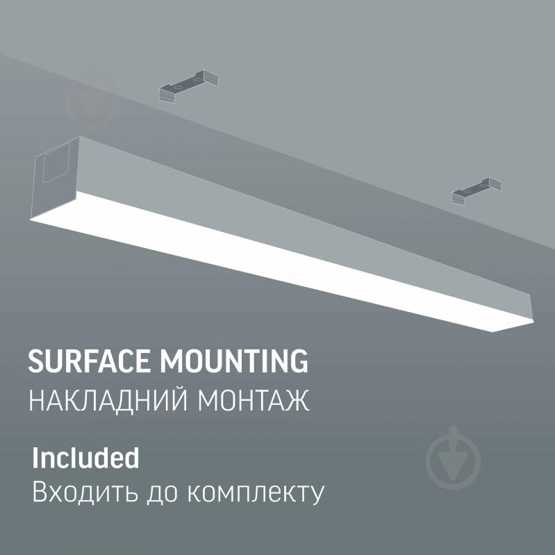 Світильник лінійний Videx LED світильник лінійний VIDEX BN03 50W 1.2М 5000K 220V Black 50 Вт без цоколя 5000 К холодний 2 - фото 3 Світильник лінійний Videx LED світильник лінійний VIDEX BN03 50W 1.2М 5000K 220V Black 50 Вт без цоколя 5000 К холодний 2 - фото 3