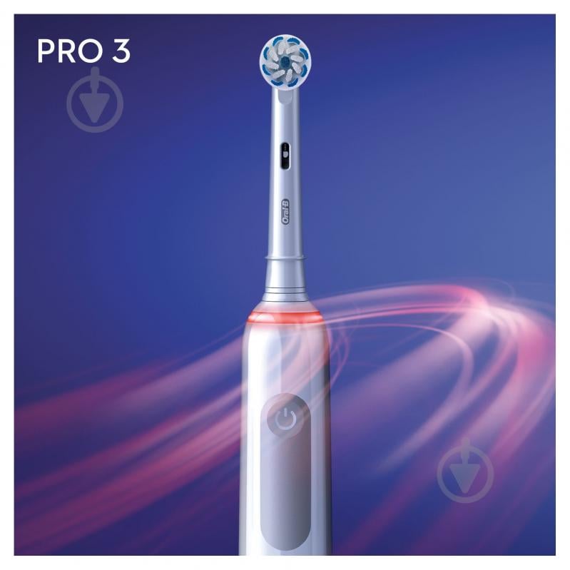 Електрична зубна щітка Oral-B Pro 3 - 3000 біла - фото 5