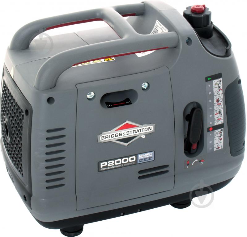 Генератор бензиновый Briggs & Stratton 1,6 кВт / 2 кВт 220 В P2000 - фото 4