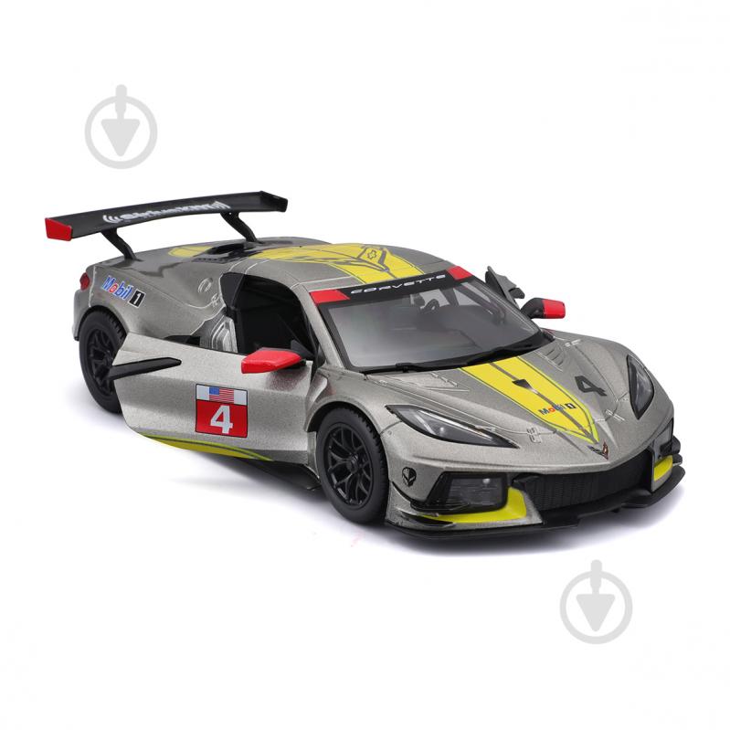 Автомодель Bburago 1:24 Chevrolet Corvette C8.R 18-28024 - фото 4