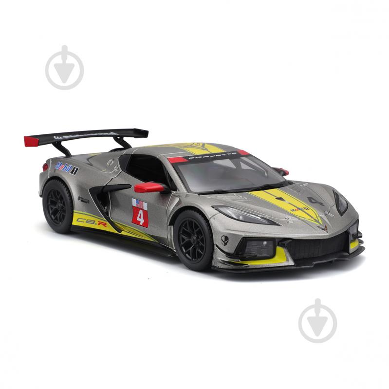 Автомодель Bburago 1:24 Chevrolet Corvette C8.R 18-28024 - фото 6