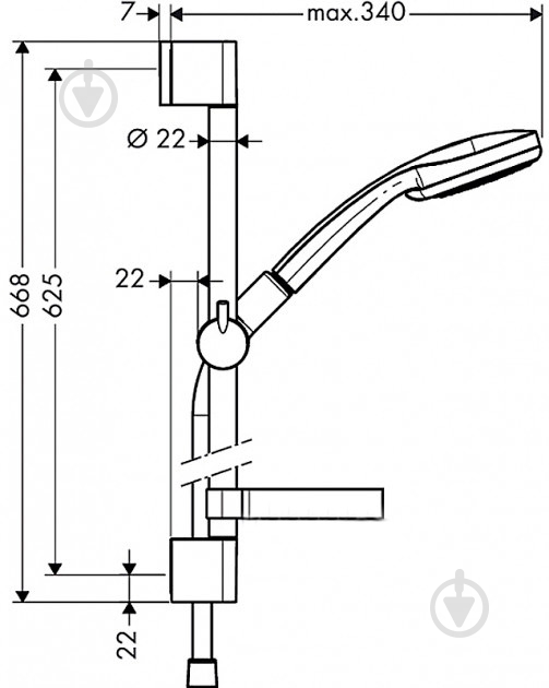 Набор смесителей Hansgrohe Logis 71400111 - фото 6
