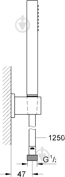 Душова система прихованого монтажу Grohe SmartControl Cube 23409SC2 - фото 9