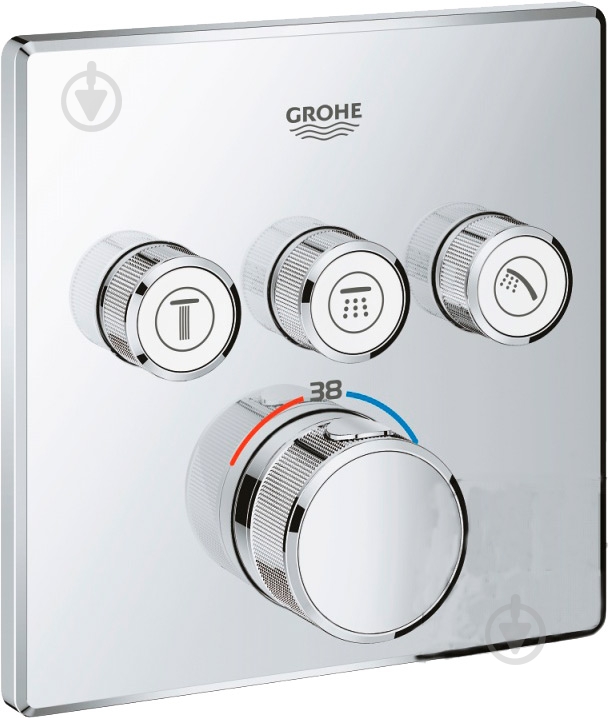 Душова система прихованого монтажу Grohe SmartControl Cube 23409SC2 - фото 10